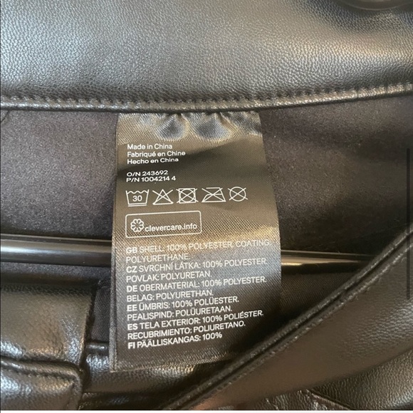 H&M Pants & Jumpsuits Hm Divided Faux Leather Pants Poshmark